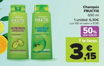 Carrefour Champú fructis oferta