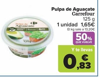 Carrefour Pulpa de aguacate carrefour oferta