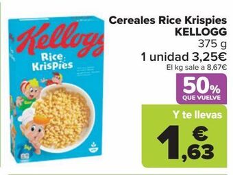 Carrefour Cereales riec krispies kellogg's oferta
