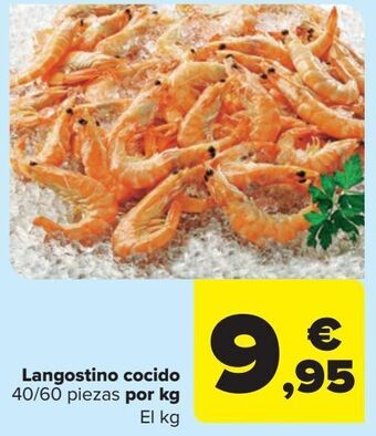 Carrefour Langostino cocido oferta