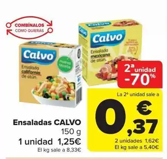 Carrefour Ensaladas calvo oferta