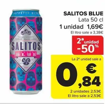Carrefour Salitos blue oferta
