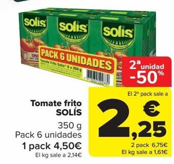 Carrefour Tomate frito solís oferta