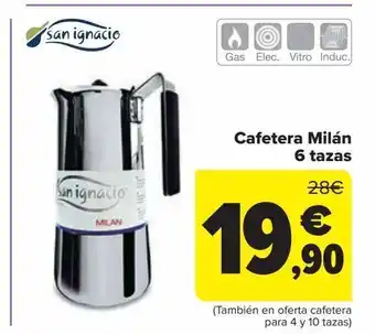 Carrefour Cafeteras milán oferta