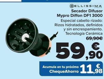 Carrefour Secador difusor mypro diffon df1 3000 bellissima oferta