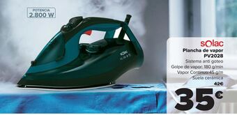 Carrefour Plancha de vapor solac oferta