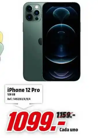 MediaMarkt Iphone 12 Pro 128 Gb oferta