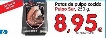 Alimerka Pulpo Sur Patas De Pulpo Cocido 250g oferta