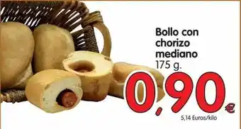 Alimerka Bollo Con Chorizo Mediano 175g oferta