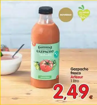 Alimerka Artesur Gazpacho Fresco 1 litro oferta