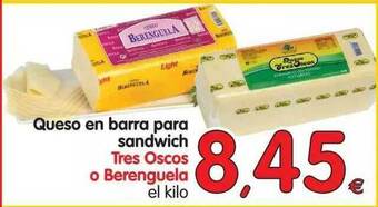 Alimerka Tres Oscos O Berenguela Queso En Barra Para Sandwich oferta
