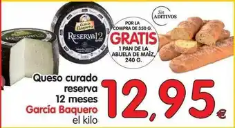 Alimerka García Baquero Queso Curado Reserva 12 Meses oferta