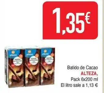 Masymas Alteza Batido De Cacao 6x200ml oferta
