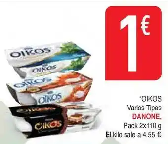 Masymas Danone Oikos Varios Tipos 2x110g oferta