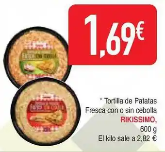 Masymas Rikissimo De Patatas Fresca Con O Sin Cebolla 600g oferta