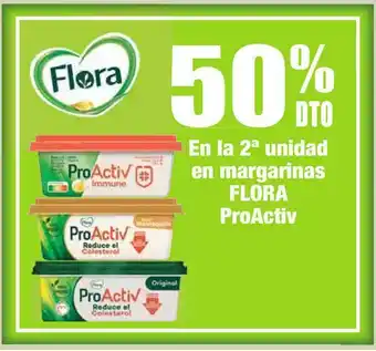 Masymas 50% En La 2a Unidad En Margarinas Flora Proactiv oferta