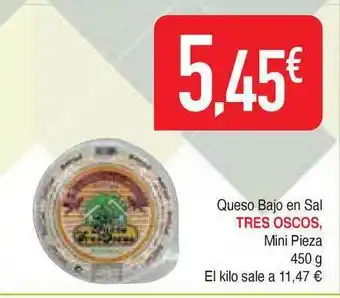 Masymas Tres Oscos Queso Bajo En Sal 450g oferta