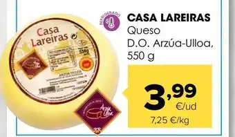 Autoservicios Familia Casa lareiras queso d.o. arzúa-ulloa 550g oferta