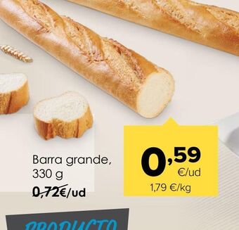 Autoservicios Familia Barra grande 330g oferta