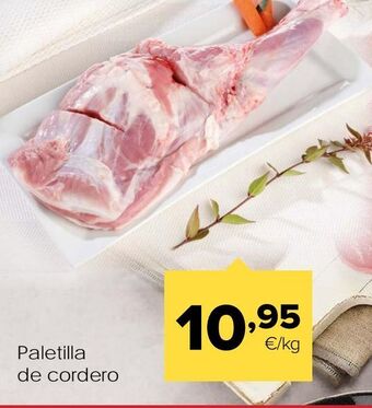 Autoservicios Familia Paletilla de cordero, el kg oferta