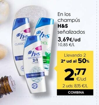 Autoservicios Familia En los champus h&s señalizados oferta