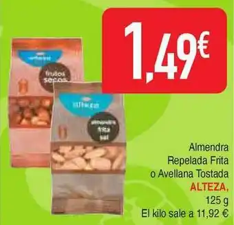 Masymas Alteza Almendra Repelada Frita O Avellana Tostada 125g oferta