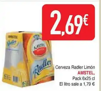 Masymas Amstel Cerveza Radler Limón oferta