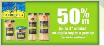 Masymas 50% Dto En La 2a Unidad En Espárragos O Yemas Carretilla oferta