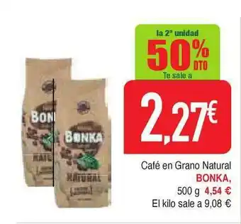 Masymas Bonka Café En Grano Natural 500g oferta