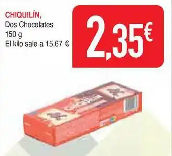 Masymas Chiquilín Dos Chocolates 150g oferta