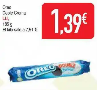 Masymas Lu Oreo Doble Crema 185g oferta
