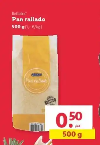 Lidl Pan rallado oferta