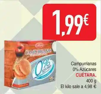 Masymas Cuétara Campurrianas 0% Azúcares 400g oferta