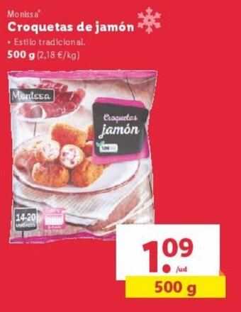 Lidl Croquetas de jamón oferta
