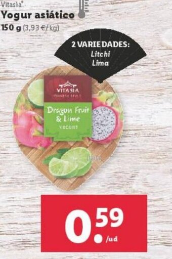 Lidl Yogur Asiático oferta