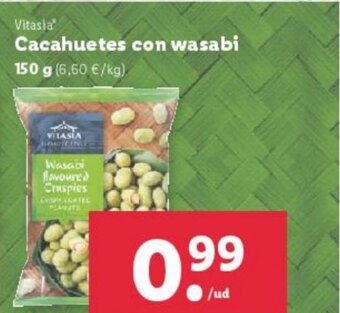 Lidl Cacahuetes con wasabi oferta