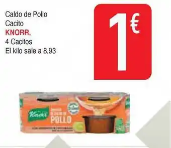 Masymas Knorr Caldo De Pollo Cacito oferta
