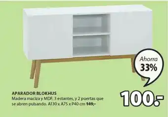 JYSK Ahorra 33% Aparador Blokhus oferta