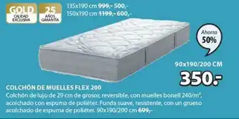 Colchón De Muelles Flex 200