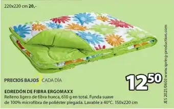JYSK Precios Bajos Cada Día Edredón De Fibra Ergomaxx oferta