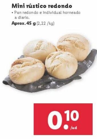 Lidl Pan rústico oferta