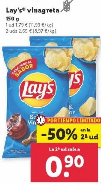 Lidl Patatas chips lay's oferta