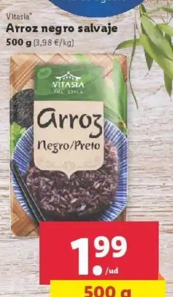 Lidl Arroz negro vitasia oferta