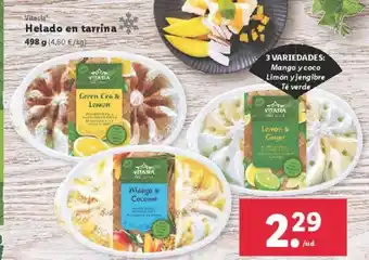 Lidl Tarrina de helado vitasia oferta