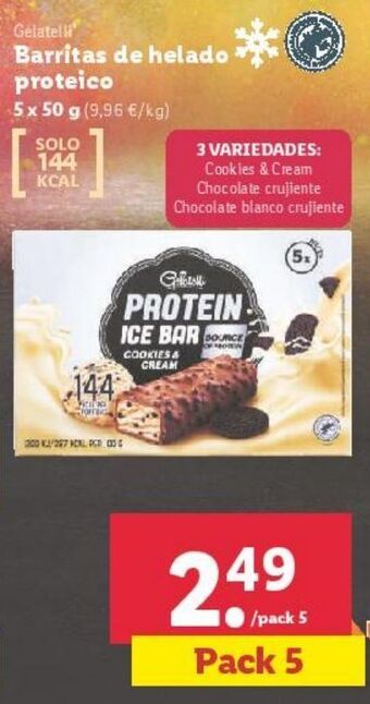 Lidl Helados gelatelli oferta