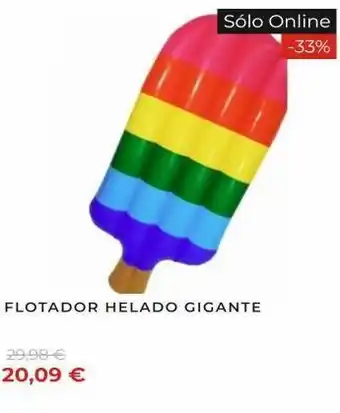 Party Fiesta 29,98 € 20,09 € sólo online -33% flotador helado gigante oferta