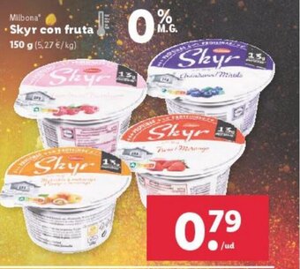 Lidl Skyr Con fruta oferta