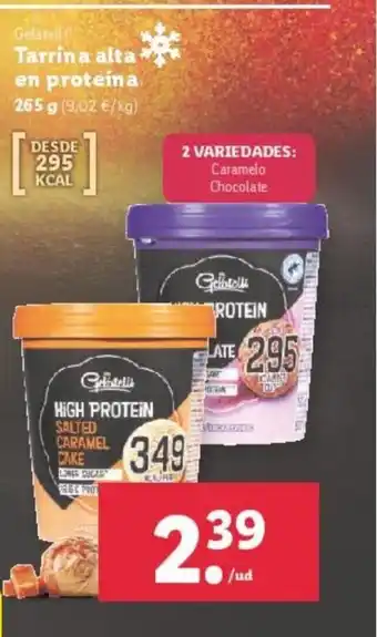 Lidl Tarrina alta en proteina oferta