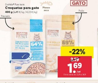 Lidl Croquetas para gato oferta