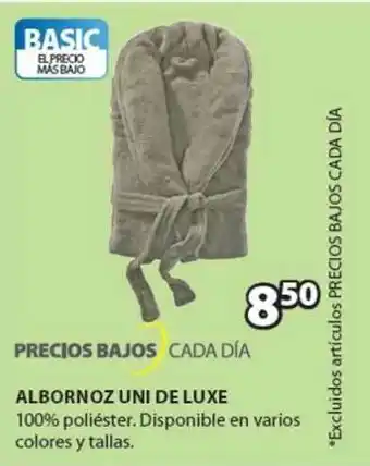 JYSK Precios Bajos Cada Día Albornoz Uni De Luxe oferta
